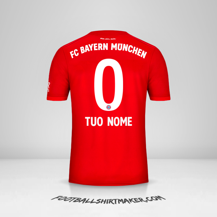 Maglia FC Bayern Munchen 2019/20 -  tuo nome - 0