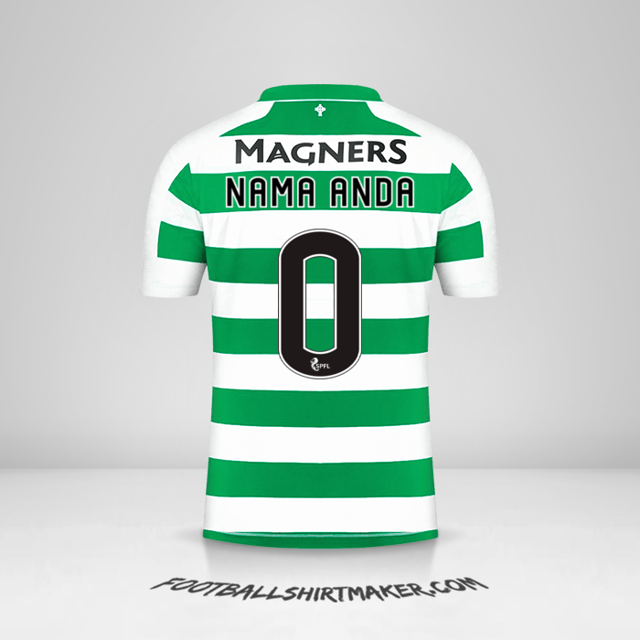 Jersey Celtic FC 2019/20 -  nama anda - 0