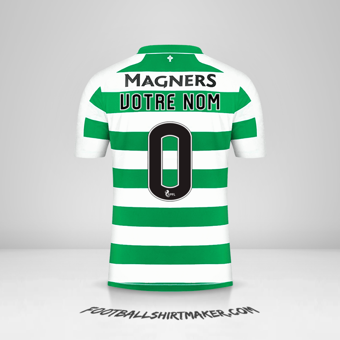 Maillot Celtic FC 2019/20 -  votre nom - 0