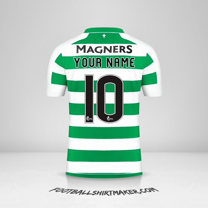 Celtic FC 2019/20 jersey number 10 your name