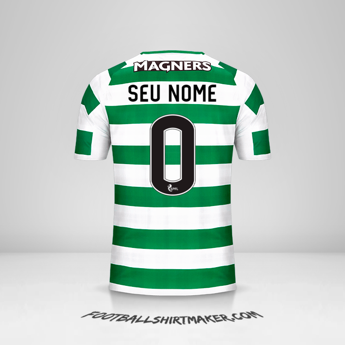 Camisa Celtic FC 2018/19 -  seu nome - 0