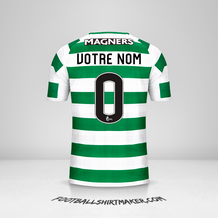 Maillot Celtic FC 2018/19 -  votre nom - 0