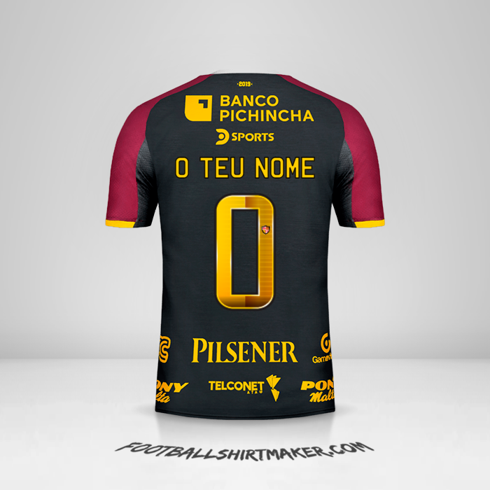 Camisola Barcelona SC 94 Años -  o teu nome - 0