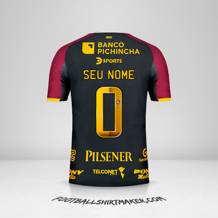 Camisa Barcelona SC 94 Años -  seu nome - 0