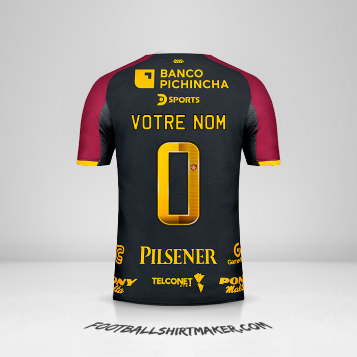 Maillot Barcelona SC 94 Años -  votre nom - 0