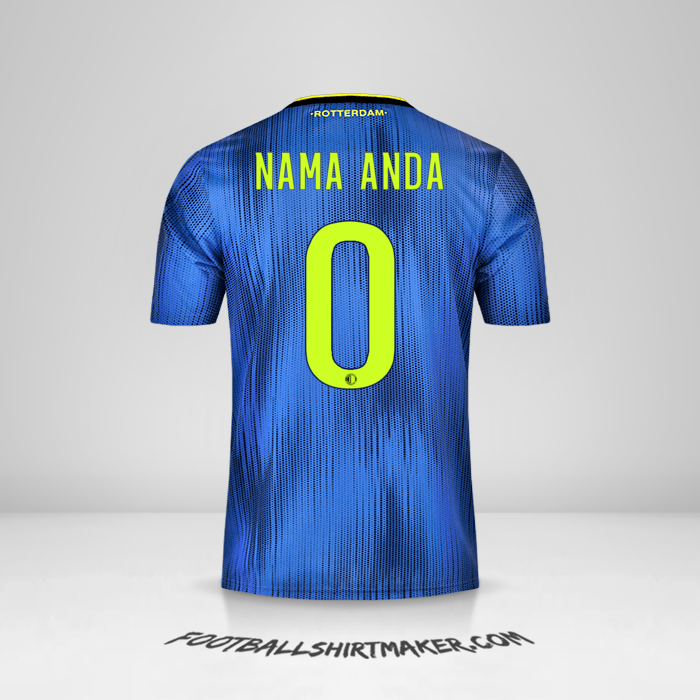 Jersey Feyenoord Rotterdam 2019/20 II -  nama anda - 0