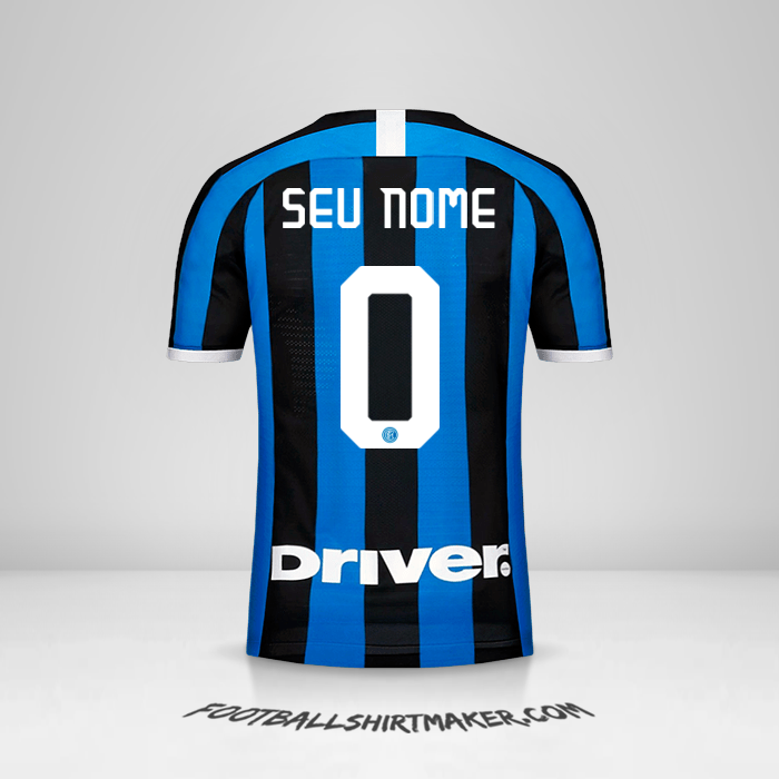 Camisa Inter 2019/20 -  seu nome - 0