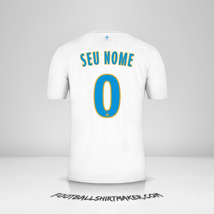 Camisa Olympique de Marseille 2019/20 -  seu nome - 0