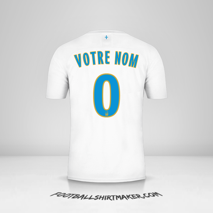 Maillot Olympique de Marseille 2019/20 -  votre nom - 0