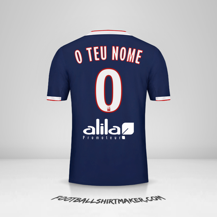 Camisola Olympique Lyon 2019/20 II -  o teu nome - 0