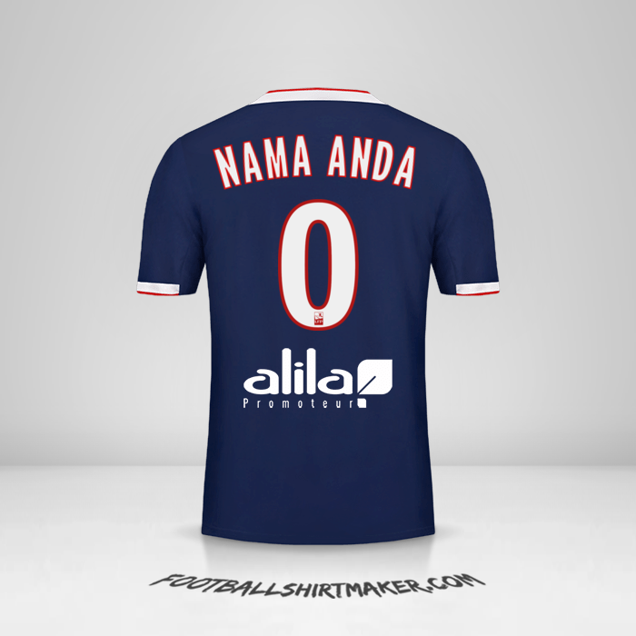 Jersey Olympique Lyon 2019/20 II -  nama anda - 0