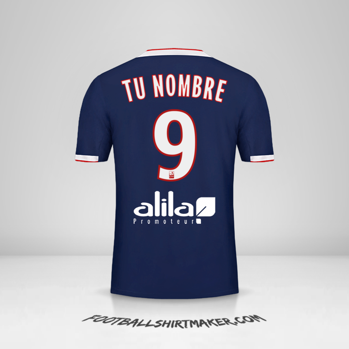 Jersey Olympique Lyon 2019/20 II número 9 tu nombre