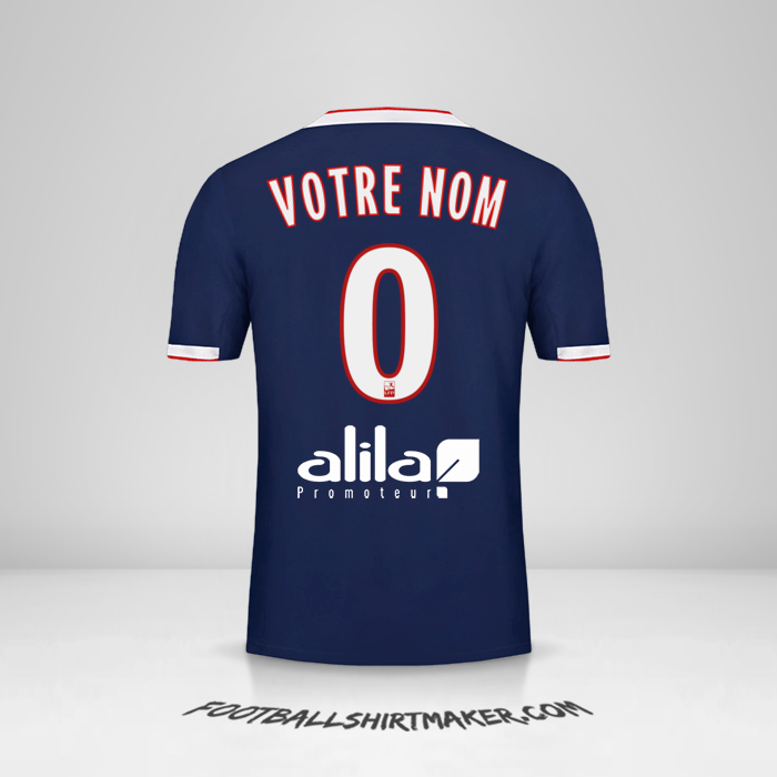 Maillot Olympique Lyon 2019/20 II -  votre nom - 0