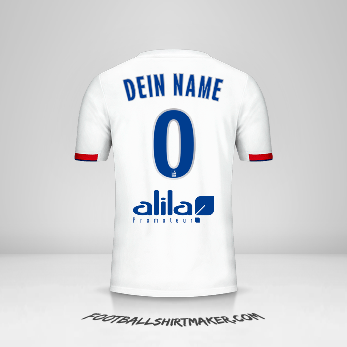 Trikot Olympique Lyon 2019/20 -  dein name - 0