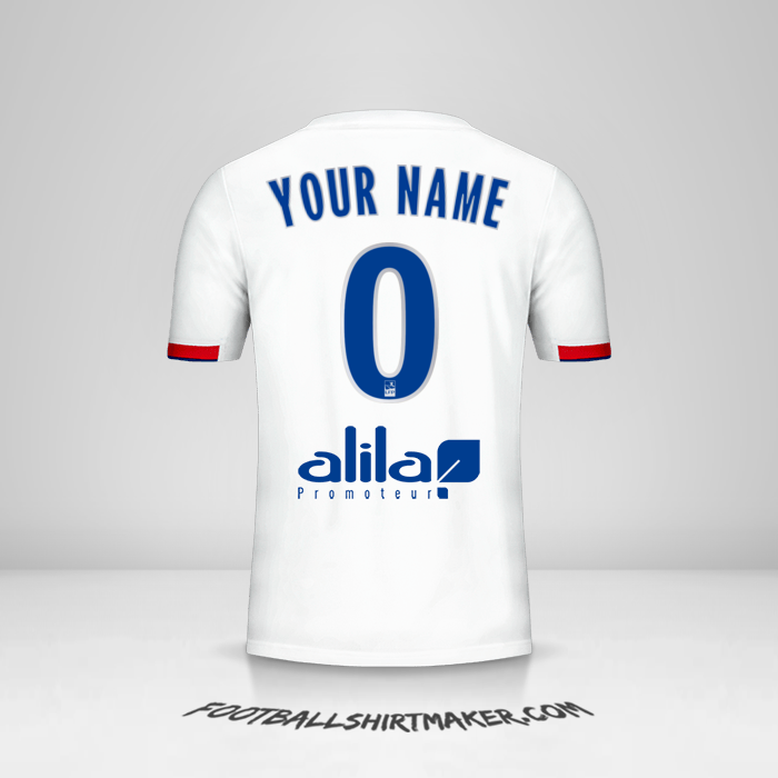 Shirt Olympique Lyon 2019/20 -  your name - 0