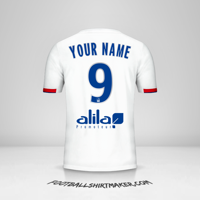 Olympique Lyon 2019/20 jersey number 9 your name