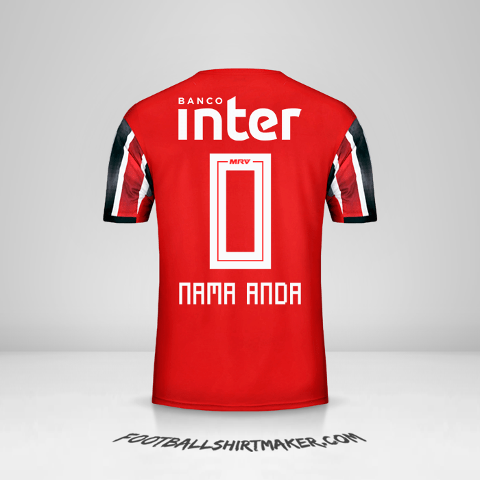 Jersey Sao Paulo FC 2019/20 II -  nama anda - 0