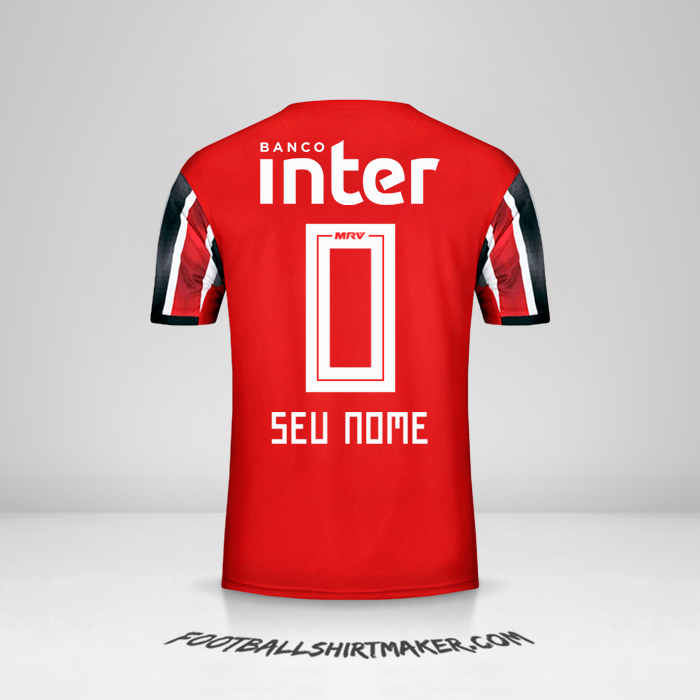 Camisa Sao Paulo FC 2019/20 II -  seu nome - 0