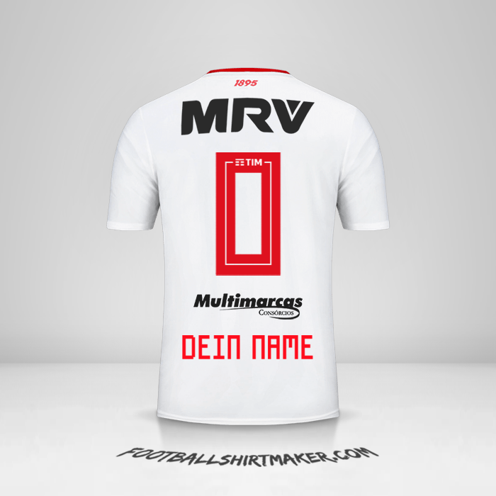 Trikot Flamengo 2019 II -  dein name - 0