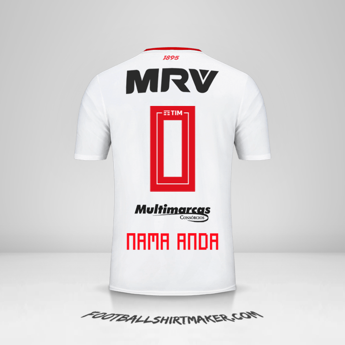 Jersey Flamengo 2019 II -  nama anda - 0