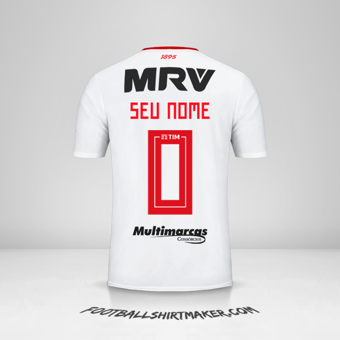 Camisa Flamengo Libertadores 2019 II -  seu nome - 0