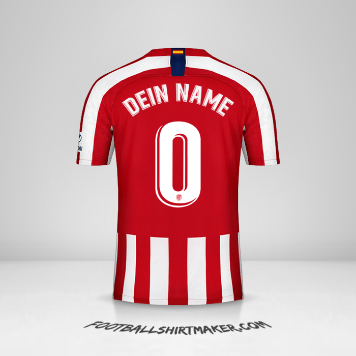 Trikot Atletico Madrid 2019/20 -  dein name - 0