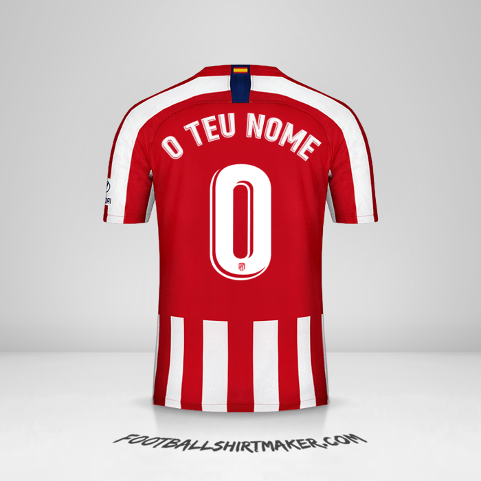 Camisola Atletico Madrid 2019/20 -  o teu nome - 0