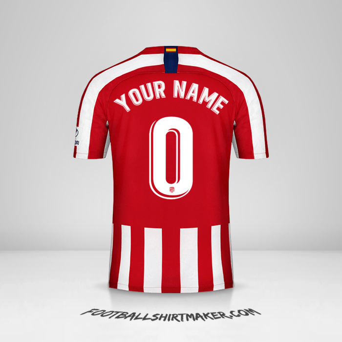 Shirt Atletico Madrid 2019/20 -  your name - 0