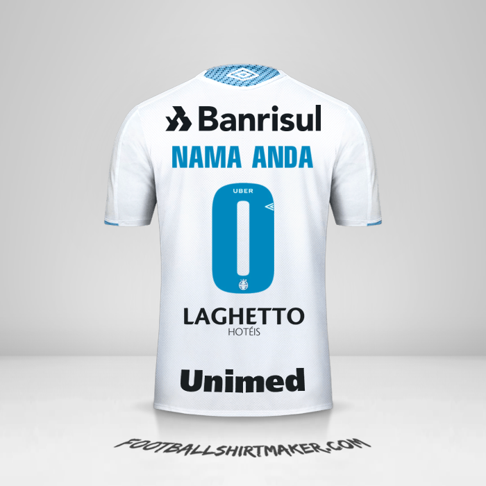 Jersey Gremio 2019 II -  nama anda - 0