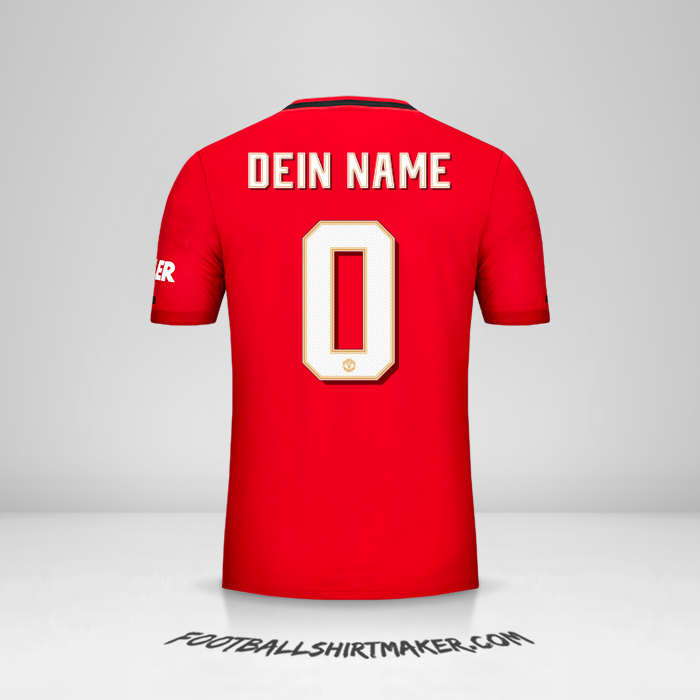 Trikot Manchester United 2019/20 Cup -  dein name - 0