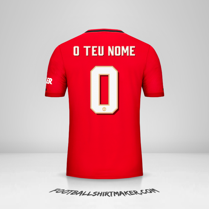 Camisola Manchester United 2019/20 Cup -  o teu nome - 0
