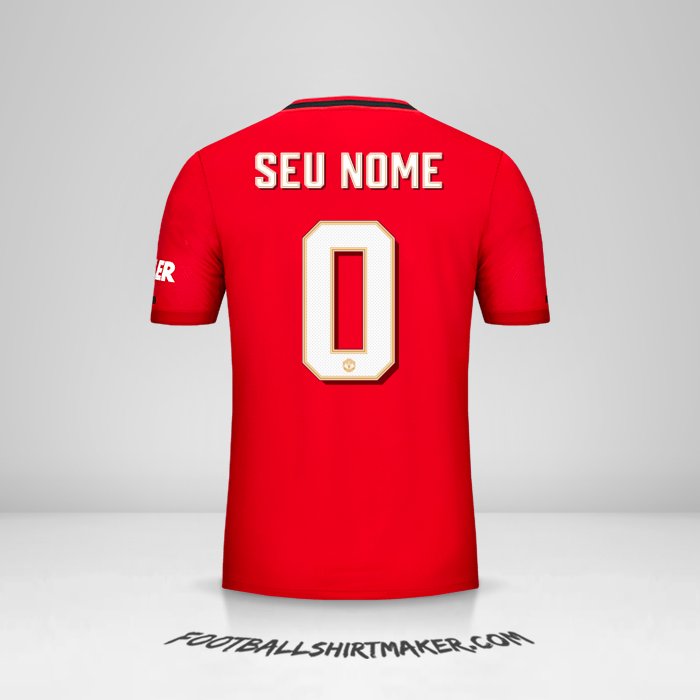 Camisa Manchester United 2019/20 Cup -  seu nome - 0