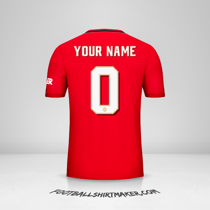 Jersey Manchester United 2019/20 Cup -  your name - 0