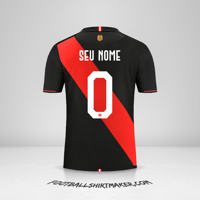 Camisa Peru Copa América 2019 II -  seu nome - 0