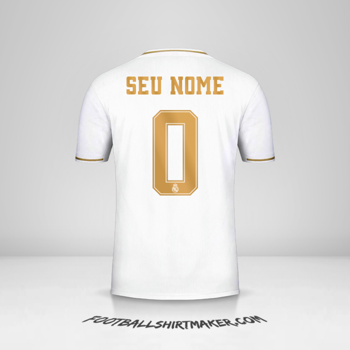 Camisa Real Madrid CF 2019/20 Cup -  seu nome - 0