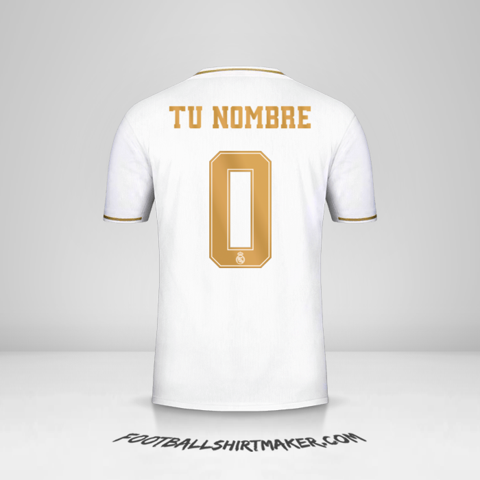 Jersey Real Madrid CF 2019/20 Cup -  tu nombre - 0