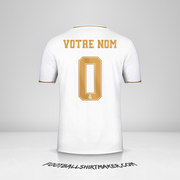 Maillot Real Madrid CF 2019/20 Cup -  votre nom - 0