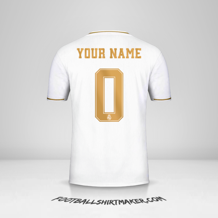 Jersey Real Madrid CF 2019/20 Cup -  your name - 0