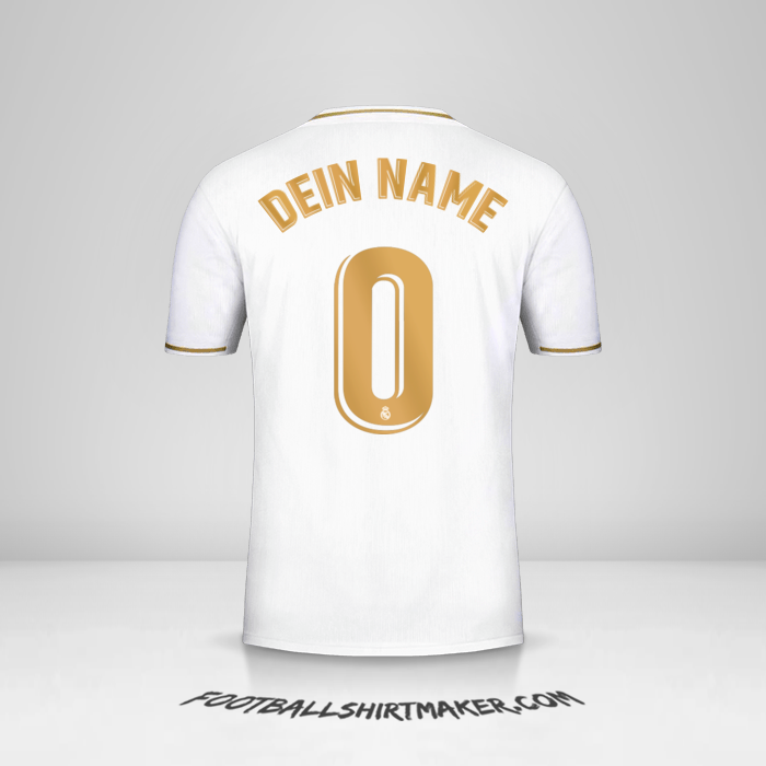 Trikot Real Madrid CF 2019/20 -  dein name - 0