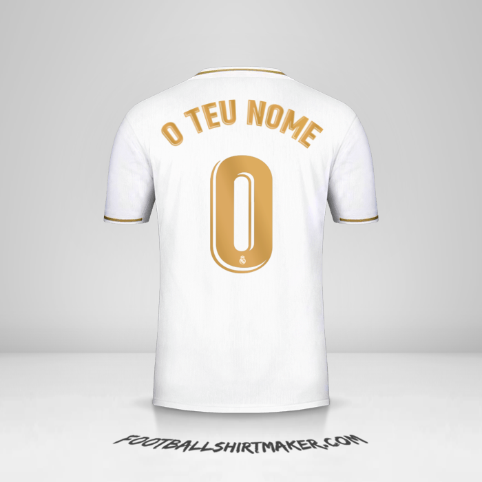 Camisola Real Madrid CF 2019/20 -  o teu nome - 0