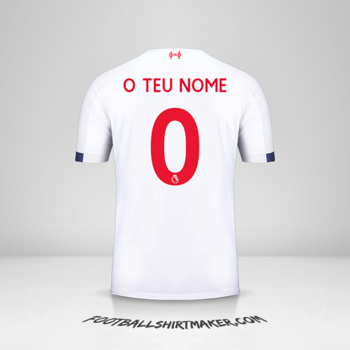 Camisola Liverpool FC 2019/20 II -  o teu nome - 0