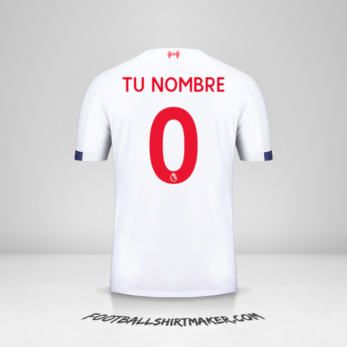 Camiseta Liverpool FC 2019/20 II -  tu nombre - 0