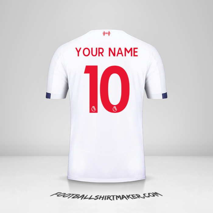 Liverpool FC 2019 20 II jersey. Create jersey with your name and number