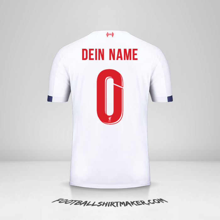 Trikot Liverpool FC 2019/20 Cup II -  dein name - 0