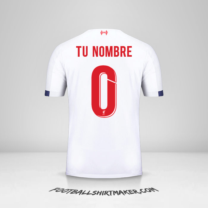 Jersey Liverpool FC 2019/20 Cup II -  tu nombre - 0