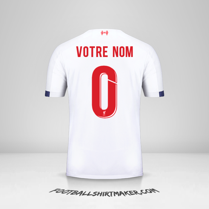 Maillot Liverpool FC 2019/20 Cup II -  votre nom - 0