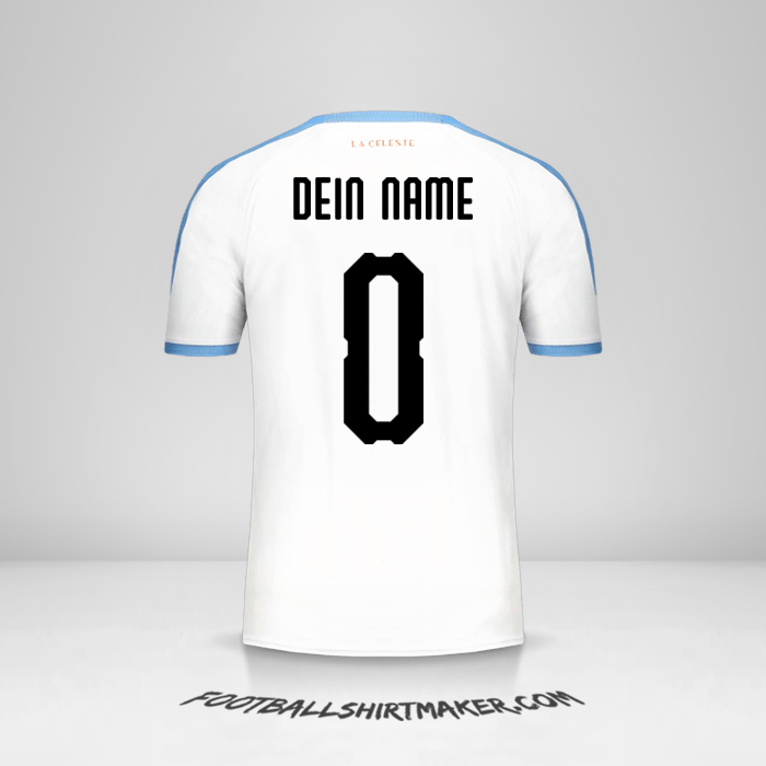 Trikot Uruguay Copa América 2019 II -  dein name - 0