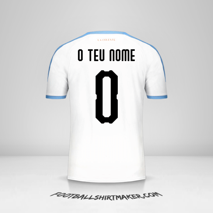 Camisola Uruguai Copa América 2019 II -  o teu nome - 0