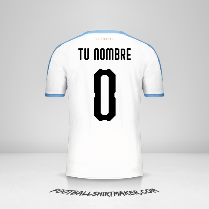 Jersey Uruguay Copa América 2019 II -  tu nombre - 0