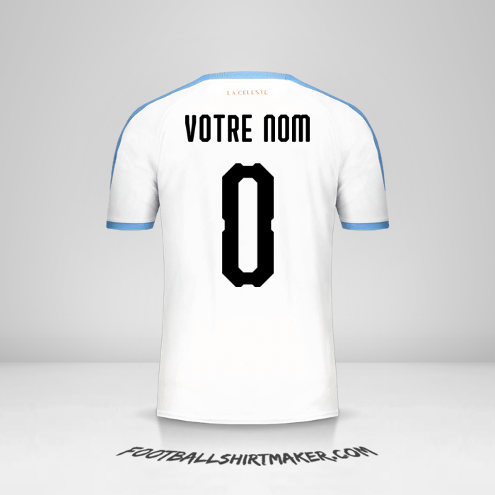 Maillot Uruguay Copa América 2019 II -  votre nom - 0